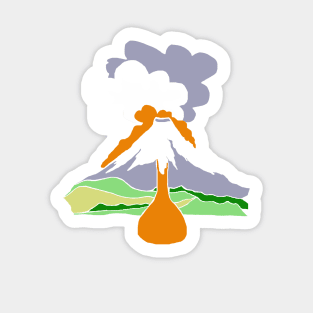 Mt. Volcano Sticker